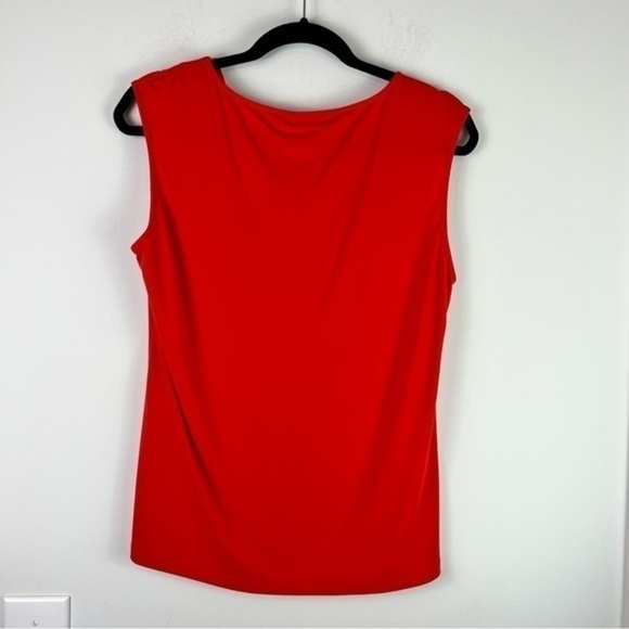 Calvin Klein Red Sleeveless Peep Hole Top womens size S/M - Picture 5 of 6